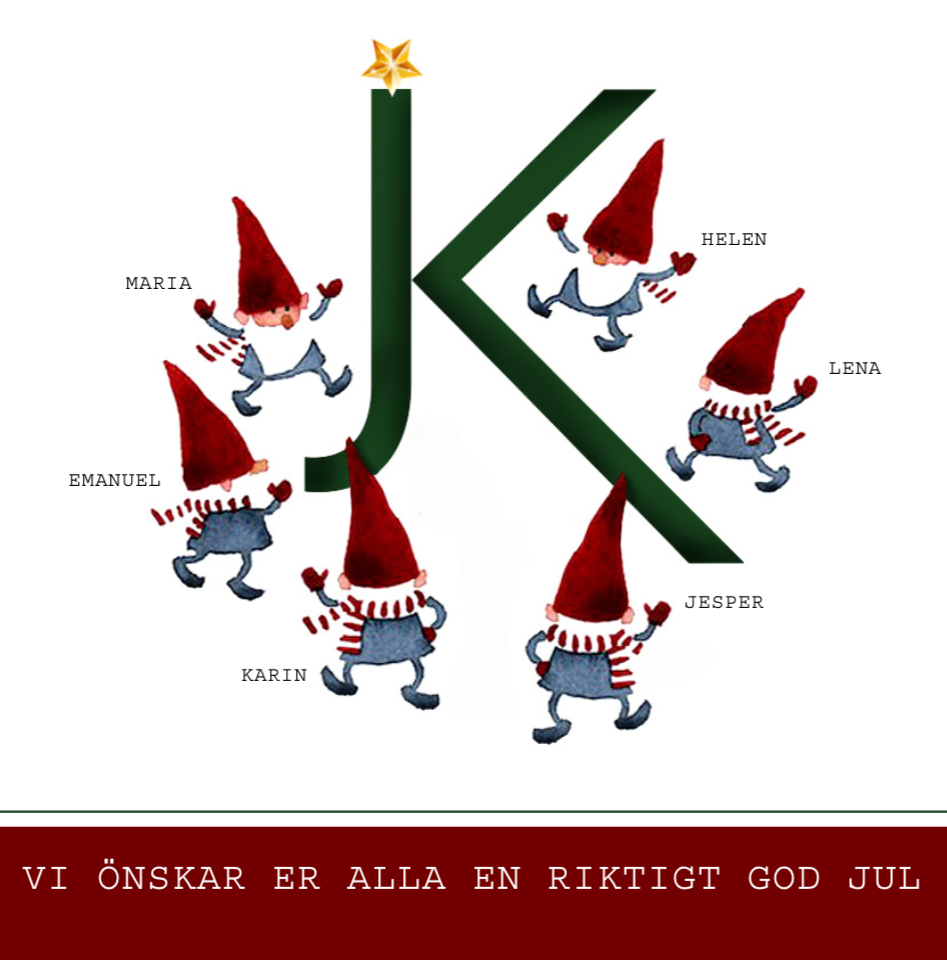 Vi önskar er alla en riktigt god jul
