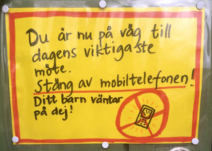 Mobiltelefon dagis