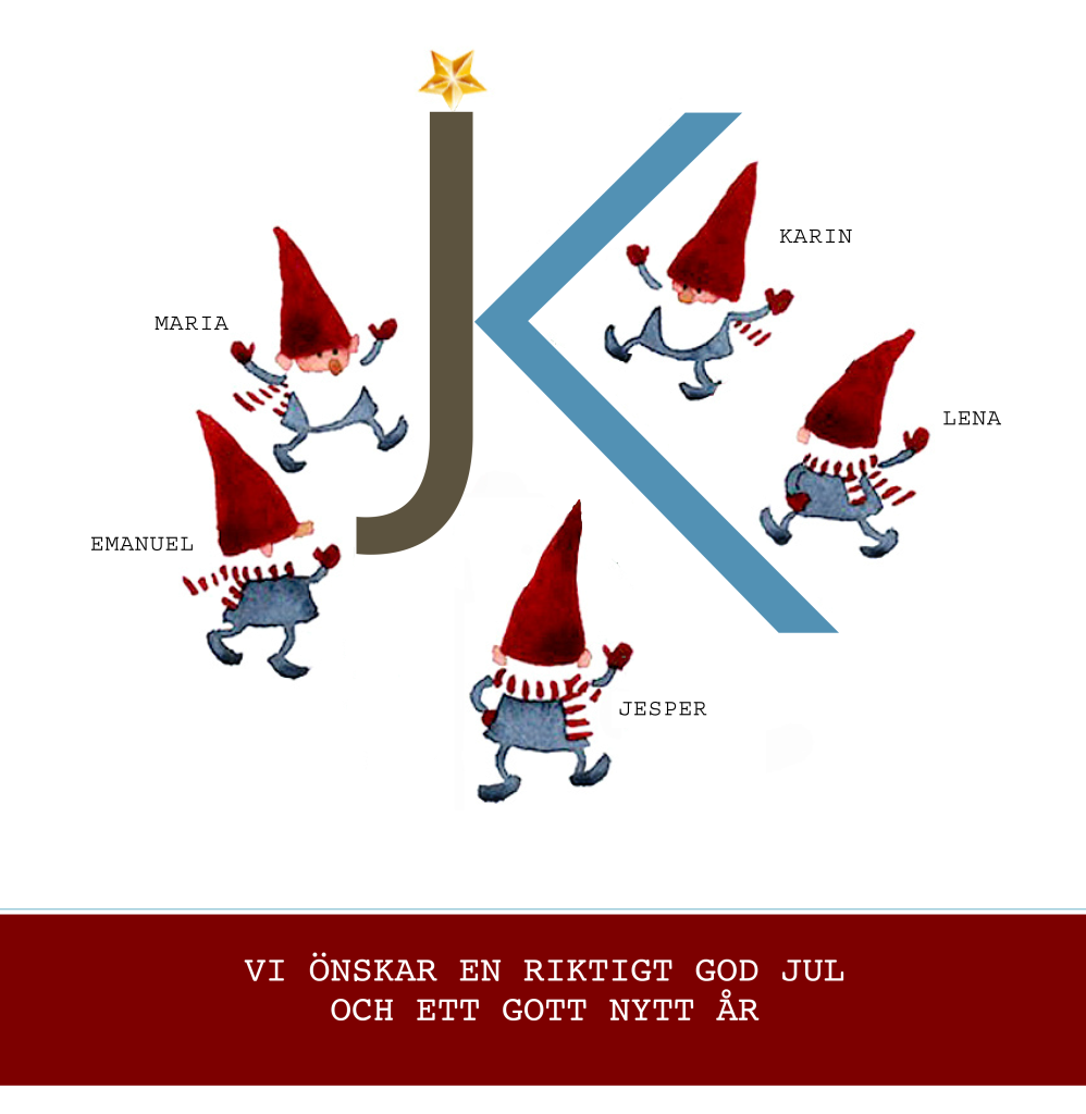 julkort bara hälsning 2015