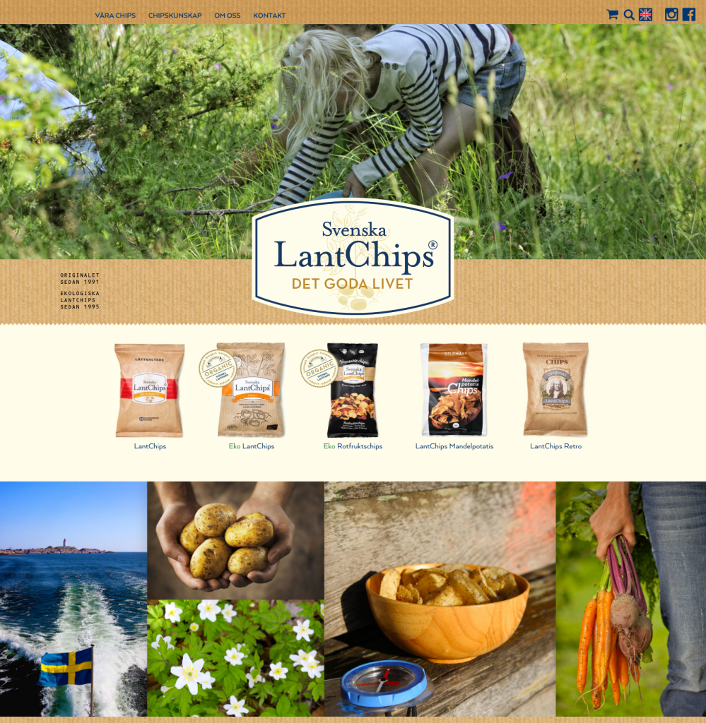 LantChips nya hemsida