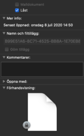 e-postsignatur i Apple Mail
